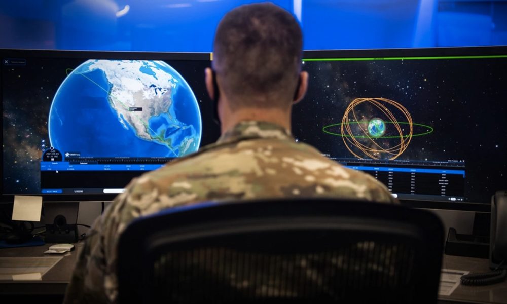 Crewmember at the National Space Defense Center